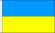 Ukraine Table Flags